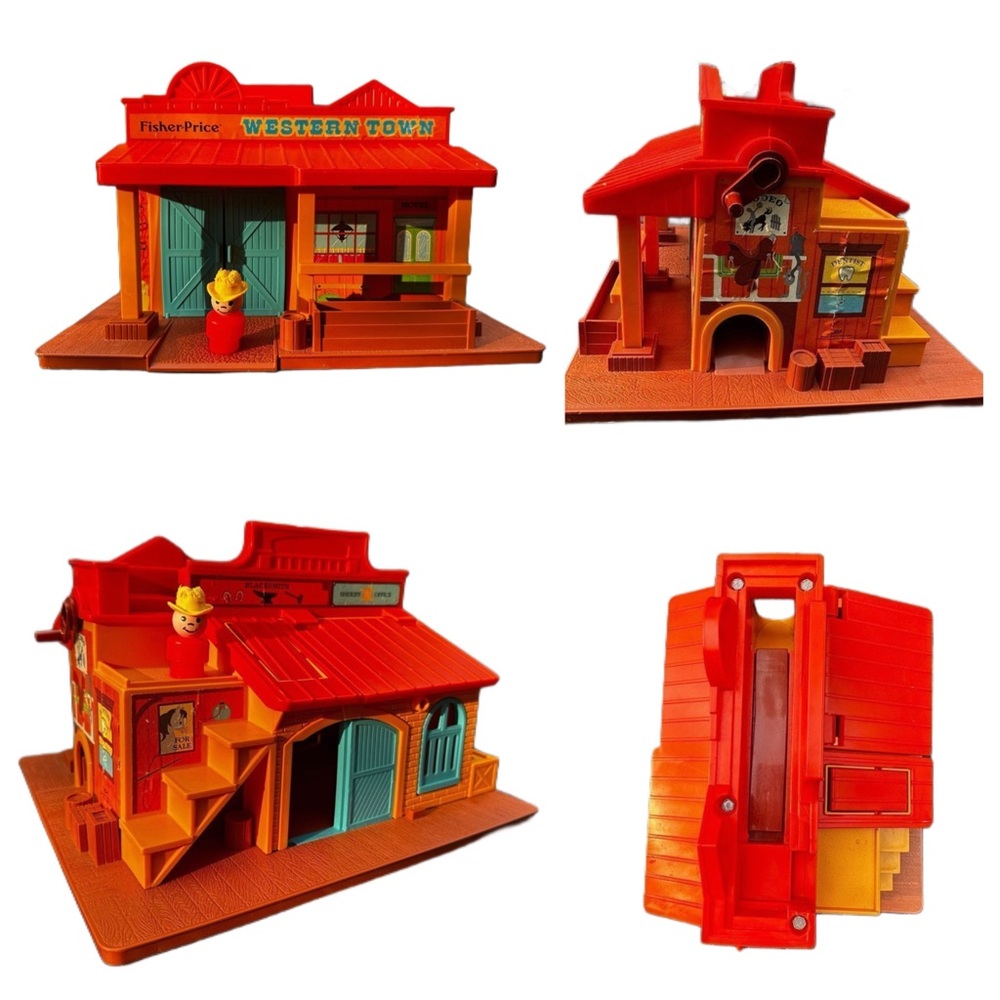 Fisher price western town dollhouses